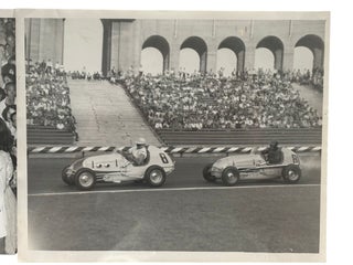 Southern California Motorsports Photography Showing Open Wheel Racing at the Los Angeles Memorial Coliseum, Circa 1940s–1950s
