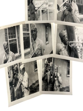 Military History and Music Culture: Black U.S. Army Band Members and Soldiers in World War II Photo Archive, circa 1940s