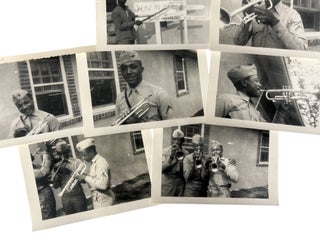 Military History and Music Culture: Black U.S. Army Band Members and Soldiers in World War II Photo Archive, circa 1940s