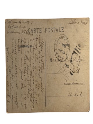 World War I Battlefield Memory Archive Postcards and Letters from U.S. Engineer in France Showing Argonne and Verdun War Damage
