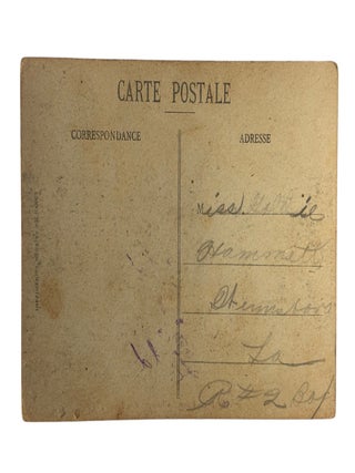 World War I Battlefield Memory Archive Postcards and Letters from U.S. Engineer in France Showing Argonne and Verdun War Damage