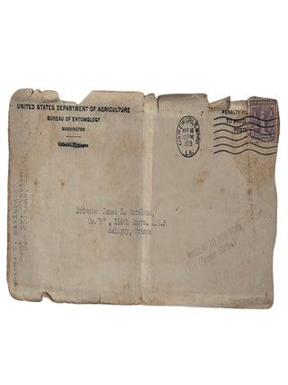 World War I Battlefield Memory Archive Postcards and Letters from U.S. Engineer in France Showing Argonne and Verdun War Damage