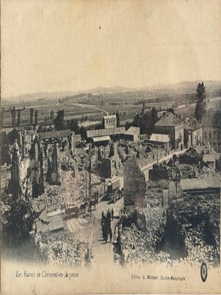 World War I Battlefield Memory Archive Postcards and Letters from U.S. Engineer in France Showing Argonne and Verdun War Damage