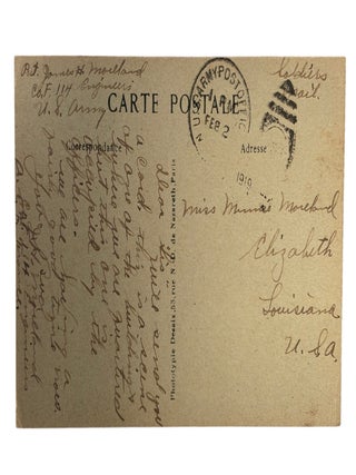 World War I Battlefield Memory Archive Postcards and Letters from U.S. Engineer in France Showing Argonne and Verdun War Damage