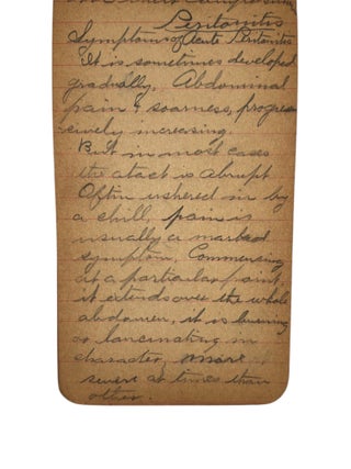 History of Medicine and Student Instruction: Handwritten Lecture Notes on Disease and Treatment at Western Pennsylvania Medical College, 1892