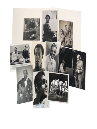 African American Music History and Jazz Performance: Press and Documentary Photographs of Nat King Cole, Ray Charles, and Chicago Jazz Musicians, 1930s to 1978