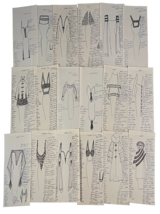Mid-Century Women’s Fashion Design and Garment Construction Archive, 1950s–1960s