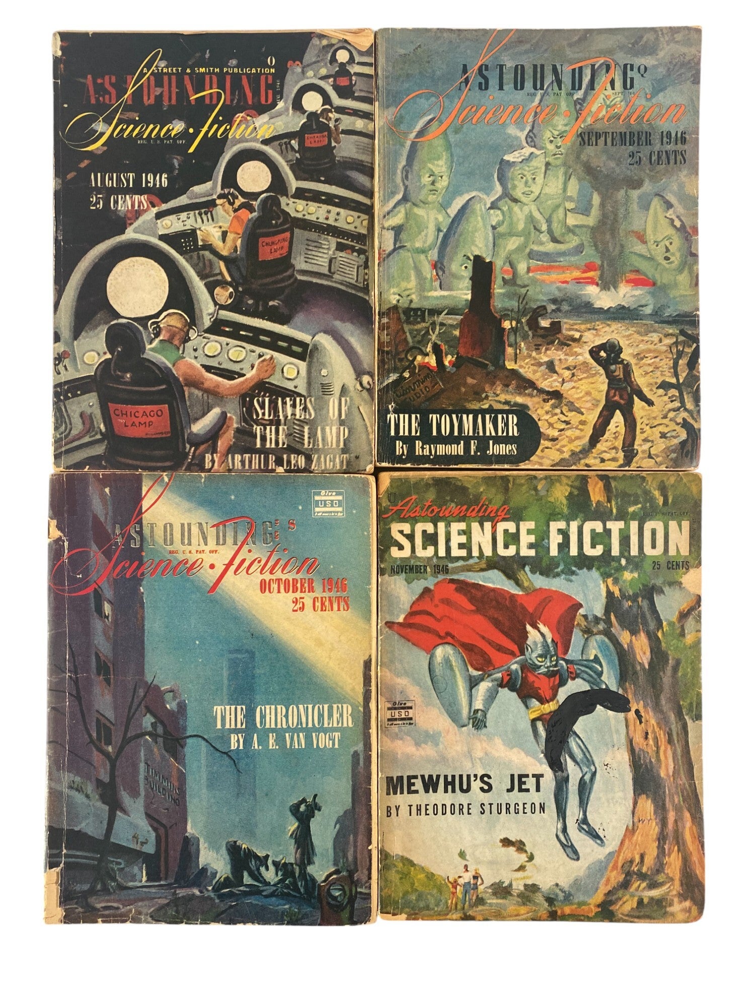 1946 Archive of Astounding Science Fiction Magazine Featuring