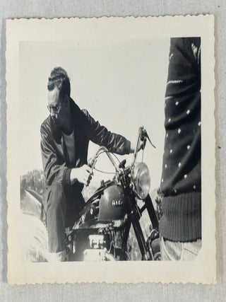 1950s Motorcycle Club Riding Through the California Mountains, Photo Archive