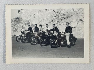 1950s Motorcycle Club Riding Through the California Mountains, Photo Archive