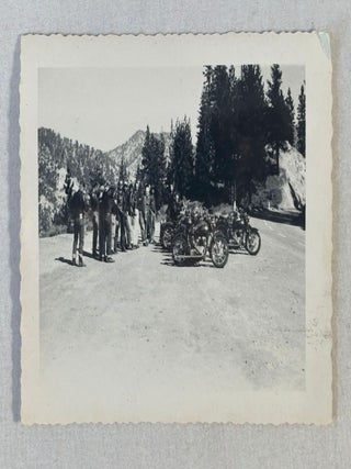 1950s Motorcycle Club Riding Through the California Mountains, Photo Archive