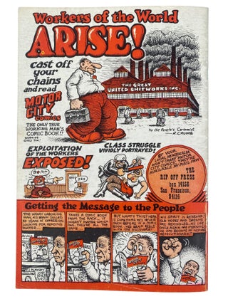 First Appearance of Feminist Revolutionary Lenore Goldberg in Robert Crumb's "Motor City Comics", 1969