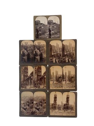 California Disaster History San Francisco Earthquake and Fire Aftermath Stereoview Archive 1906