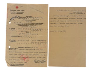 Nobel Prize Winning Scientist Carl Cori's Letters to Family, Nobel Congratulations, and Commentary on the Persecution of Jews in Prague, 1920s-50s