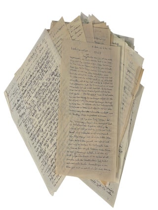 Nobel Prize Winning Scientist Carl Cori's Letters to Family, Nobel Congratulations, and Commentary on the Persecution of Jews in Prague, 1920s-50s