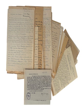 Nobel Prize Winning Scientist Carl Cori's Letters to Family, Nobel Congratulations, and Commentary on the Persecution of Jews in Prague, 1920s-50s