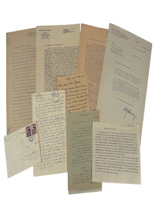 Nobel Prize Winning Scientist Carl Cori's Letters to Family, Nobel Congratulations, and Commentary on the Persecution of Jews in Prague, 1920s-50s