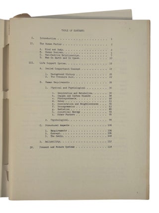 Early Manned Space Cabin Systems (1959): Rare Douglas Aircraft Engineering Report on Human Factors and Life Support in Early Spaceflight