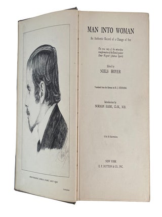 Trans Pioneer Lili Elbe "The Danish Girl" Autobiography "Man into Woman: An Authentic Record of a Change of Sex", Scarce First American Edition, 1933