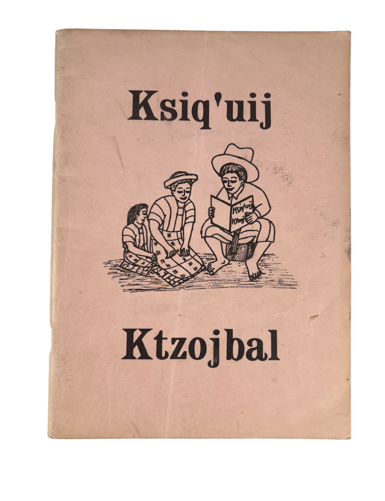 Item #22628 Indigenous Language Education in Guatemala, Tz&rsquo;utujil Primer, 1968. Guatemala: Ksiq&rsquo;uij Ktzojbal.