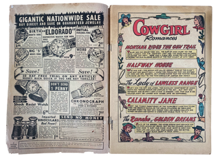 1950s Female Gunslinging Western Comic "Cowgirl Romances"