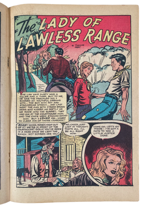 1950s Female Gunslinging Western Comic "Cowgirl Romances"