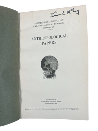 Indigenous Anthropology and Linguistics in Smithsonian Bureau of American Ethnology Bulletins, 1939 and 1956
