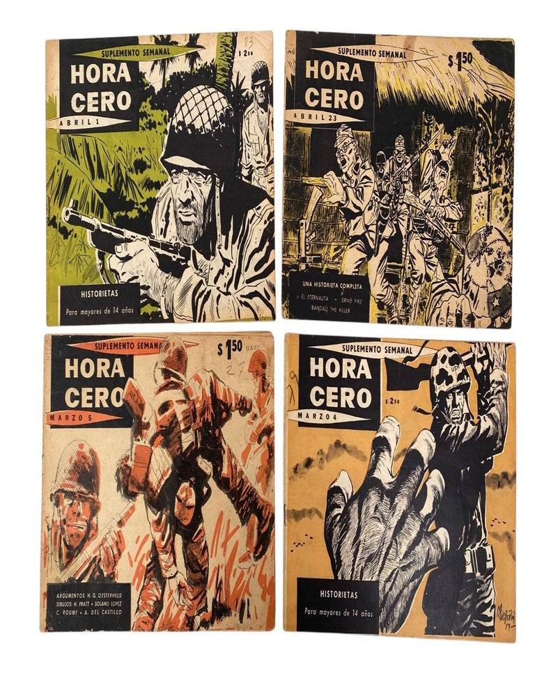 Item #23026 Argentinean Anti-Authoritarian Sci-Fi Comic "El Eternauta" Archive, Scarce Hora Cero Printings, 1957-58. El Eternauta, H&eacute;ctor Germ&aacute;n Oesterheld, Argentinean Comic.