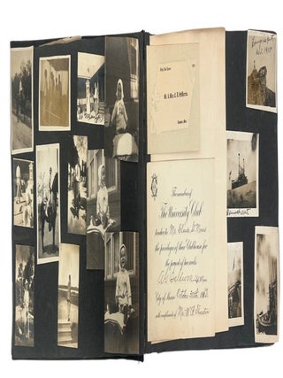 American Couple's Photo Album of 308 photographs in Revolutionary Mexico, Scenes from Veracruz, Ebano, and Cross Border Travel, 1912-1916