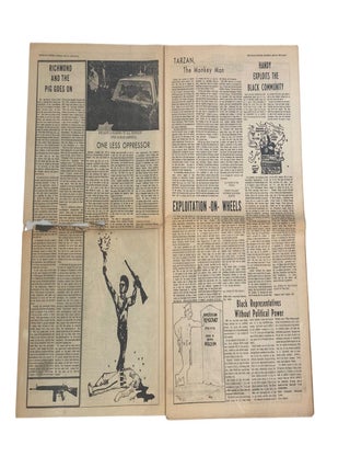 Black Power and State Violence Covered in The Black Panther Newspaper, 1970 Issue on U.S. Imperialism, Black Politicians, and Black Panther Persecution