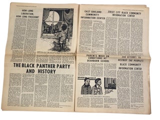 Black Power and State Violence Covered in The Black Panther Newspaper, 1970 Issue on U.S. Imperialism, Black Politicians, and Black Panther Persecution