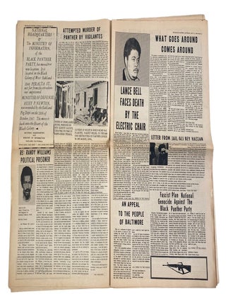 Black Power and State Violence Covered in The Black Panther Newspaper, 1970 Issue on U.S. Imperialism, Black Politicians, and Black Panther Persecution