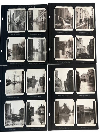 Urban Disaster Hartford Downtown Flood Archive of 32 Photographs from the Great New England Flood, March 1936