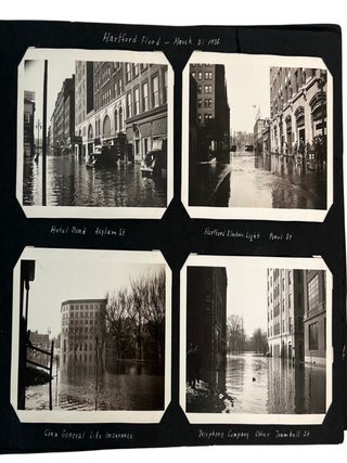Urban Disaster Hartford Downtown Flood Archive of 32 Photographs from the Great New England Flood, March 1936