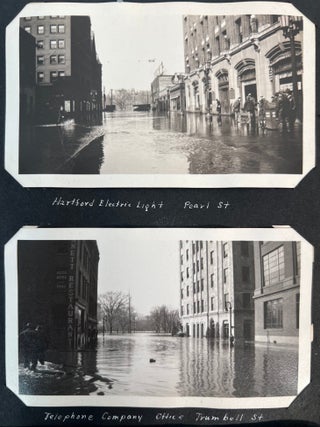 Urban Disaster Hartford Downtown Flood Archive of 32 Photographs from the Great New England Flood, March 1936