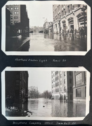 Urban Disaster Hartford Downtown Flood Archive of 32 Photographs from the Great New England Flood, March 1936