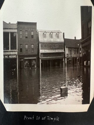 Urban Disaster Hartford Downtown Flood Archive of 32 Photographs from the Great New England Flood, March 1936