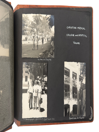Southern India Christian Missionary Photo Album of 110 Photographs, Documenting Christian Medical College and Hospital Networks, 1961