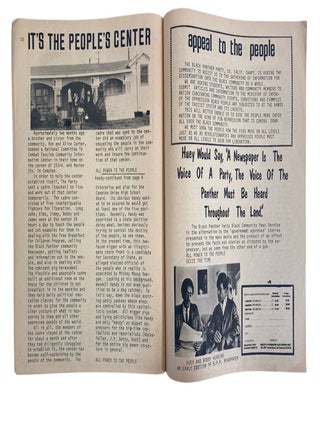 Black Panther Party Southern California Chapter Newsletter "People's News Service" Reporting on Local Organizing, Police Violence, and LA Freeway Displacement