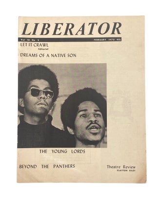 Item #23232 New York Black Radical Periodical "Liberator", February 1970 Issue on the Young...