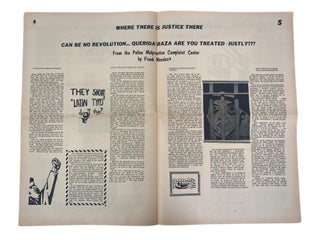Chicano Activism La Raza Newspaper "Justicia O..!" Archive, Covering Oscar Zeta Acosta, UFW Activism, and the Killing of Rubén Salazar
