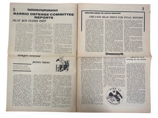 Chicano Activism La Raza Newspaper "Justicia O..!" Archive, Covering Oscar Zeta Acosta, UFW Activism, and the Killing of Rubén Salazar