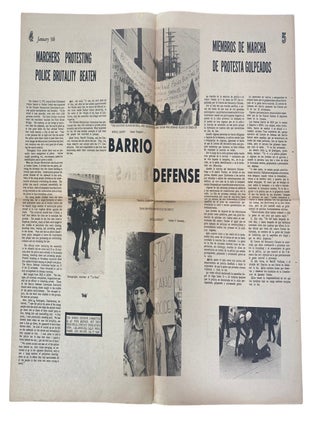 Chicano Activism La Raza Newspaper "Justicia O..!" Archive, Covering Oscar Zeta Acosta, UFW Activism, and the Killing of Rub&eacute;n Salazar