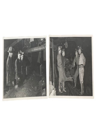 Inland Steel Company Mining Photo Archive of 33 Large Photographs, Documenting Marquette, MI Iron Mining and Great Lakes Region Steel Industry