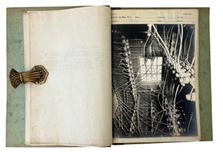 The Livingston Boiler Explosion: F.G. Daniell's Investigation Notebooks, Including 66 mounted original silver gelatin photographs alongside typed record sheets, graph-paper technical leaves, manuscript notes, and hand-drawn diagrams. 1913–1915