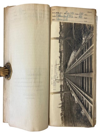The Livingston Boiler Explosion: F.G. Daniell's Investigation Notebooks, Including 66 mounted original silver gelatin photographs alongside typed record sheets, graph-paper technical leaves, manuscript notes, and hand-drawn diagrams. 1913&ndash;1915