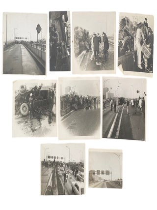 Transportation Infrastructure Failure Forensic Photographs of Cargo Spill, Scene Control, and Roadway Clearance for a Cargo Truck Accident, Connecticut, 1970