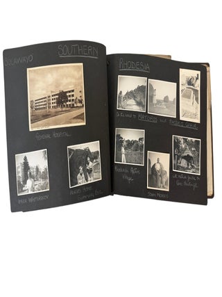 Apartheid Era South Africa and Southern Rhodesia Annotated Photo Album with 225 photographs with extensive manuscript captions by an English Physiotherapist, 1954-1955