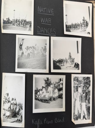 Apartheid Era South Africa and Southern Rhodesia Annotated Photo Album with 225 photographs with extensive manuscript captions by an English Physiotherapist, 1954-1955
