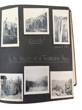 Apartheid Era South Africa and Southern Rhodesia Annotated Photo Album with 225 photographs with extensive manuscript captions by an English Physiotherapist, 1954-1955